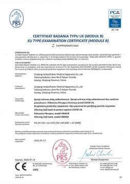 CE certification of Polish Bureau of Shipping-Moudle B